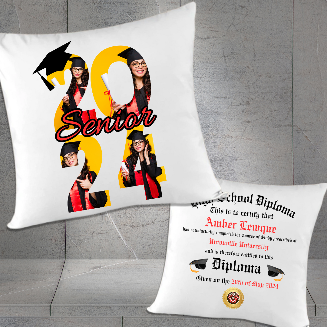 GRADUATION DIPLOMA PILLOW