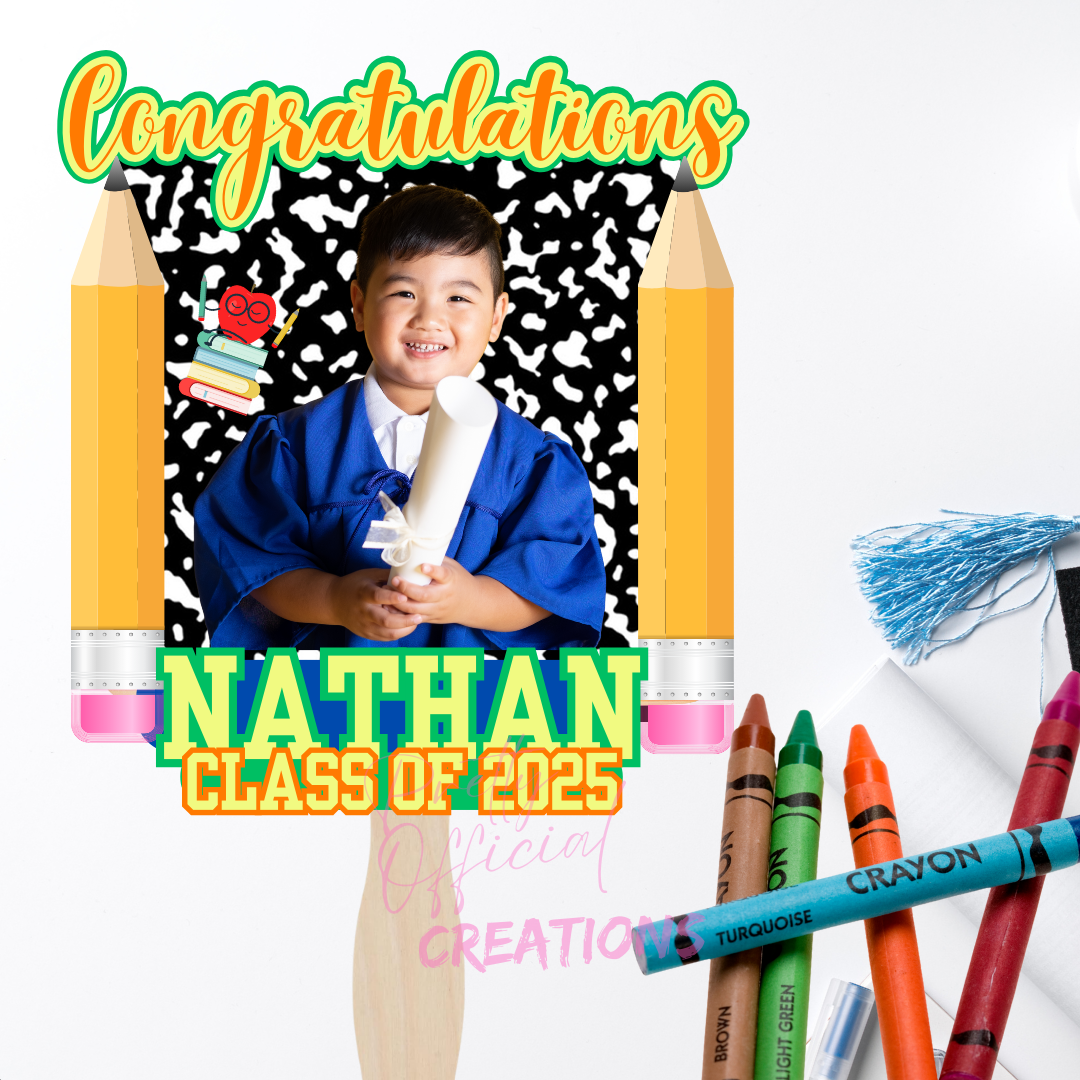 KIDS GRADUATION FANS