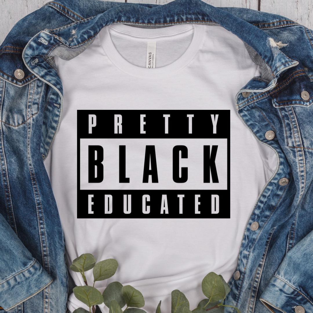 PRETTY BLACK EDUCATED TOP