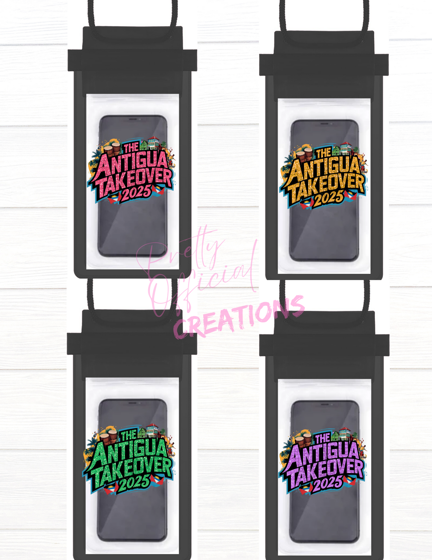 ANTIGUA TAKEOVER 2025 WATERPROOF PHONE POUCH