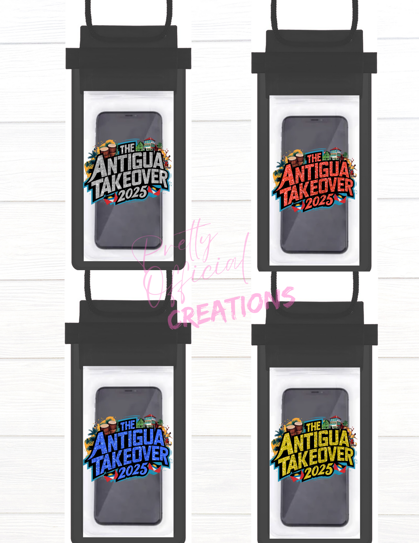 ANTIGUA TAKEOVER 2025 WATERPROOF PHONE POUCH