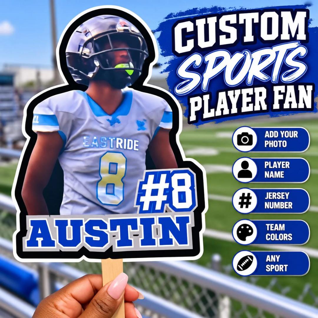 Custom Sports Player Photo Fan