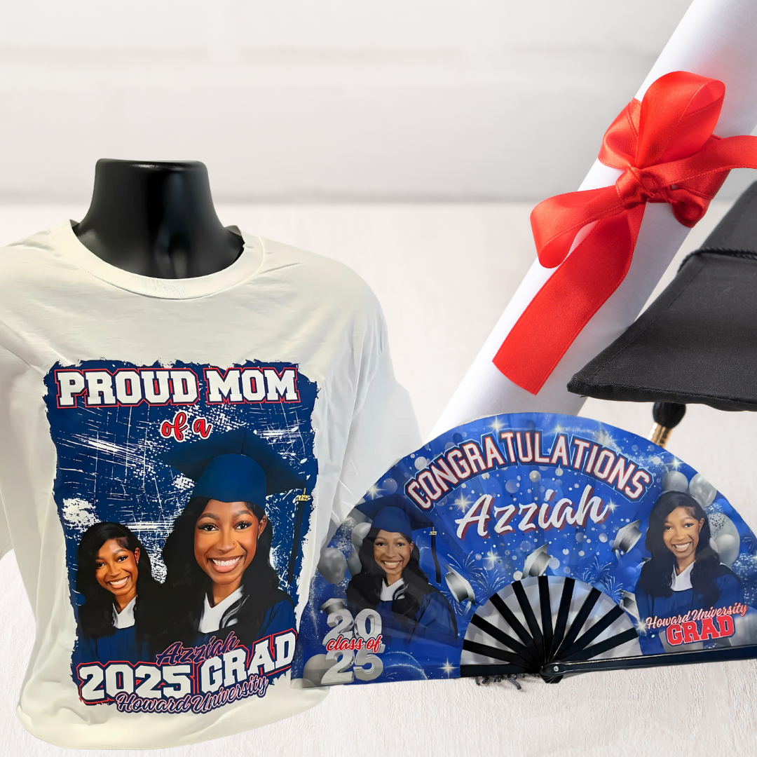 GRADUATION CLACK FAN and T-SHIRT BUNDLE