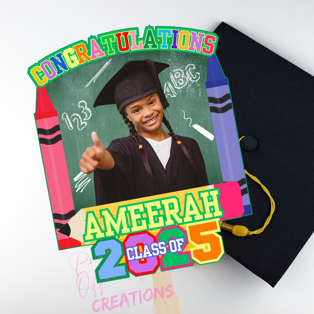 KIDS GRADUATION FANS