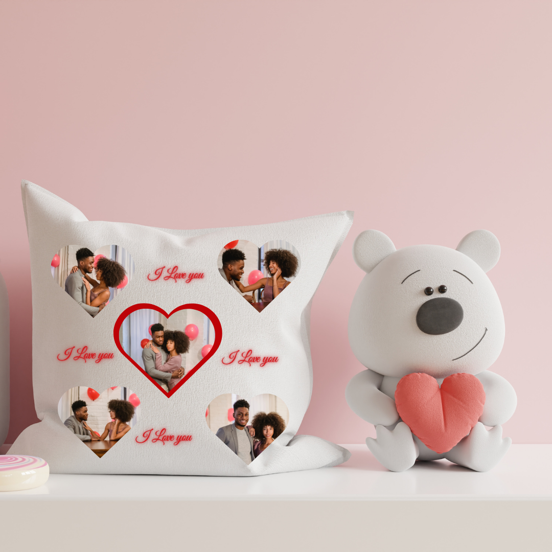 MUILTI HEART PILLOW