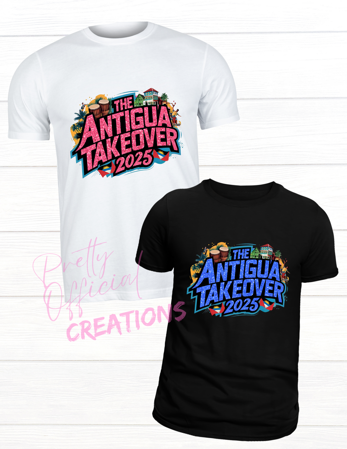 ANTIGUA TAKEOVER 2025 TEE & CLACK FAN BUNDLE