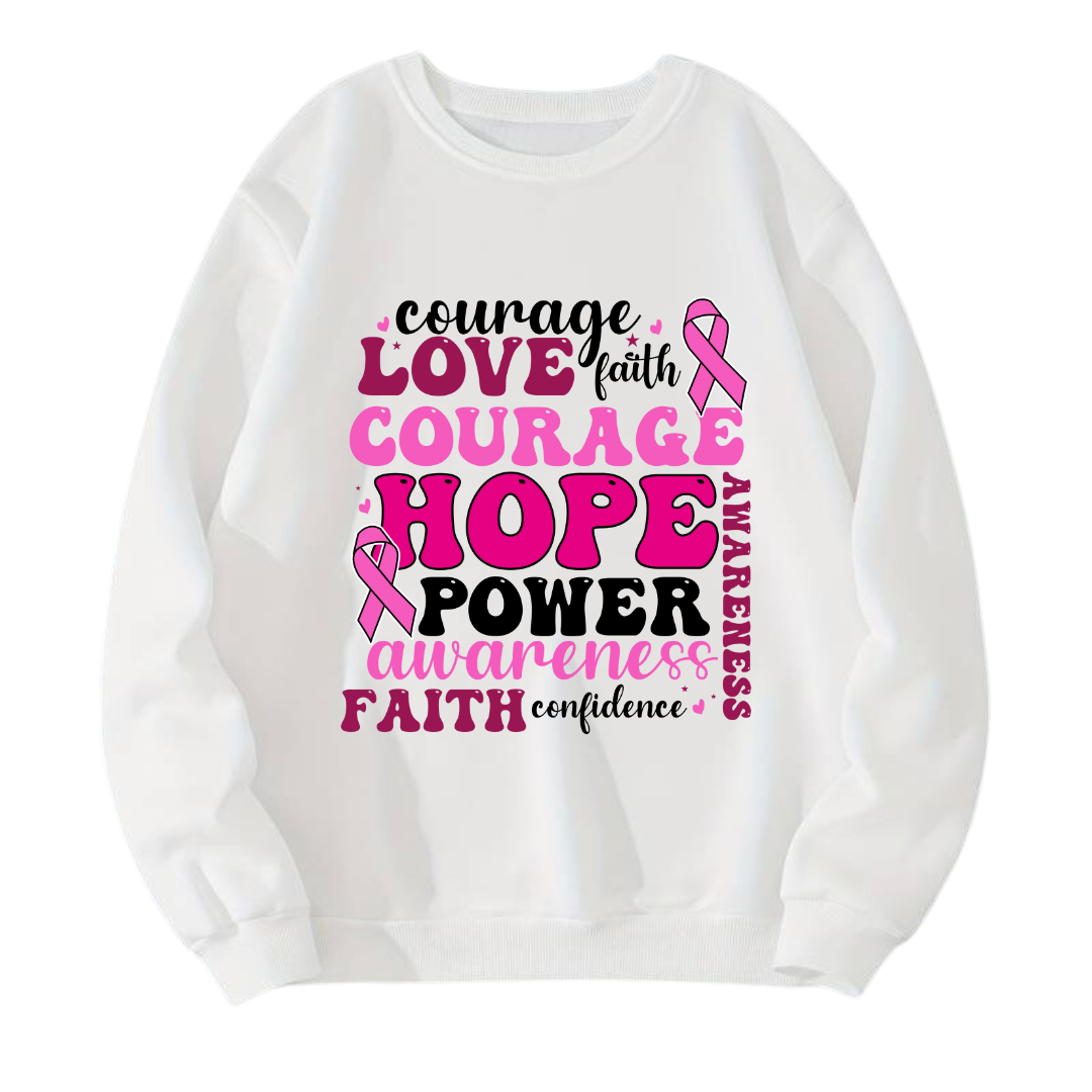 COURAGE LOVE FAITH BREAST CANCER TOP