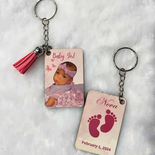 CUSTOM DOUBLE- SIDED KEYCHAIN