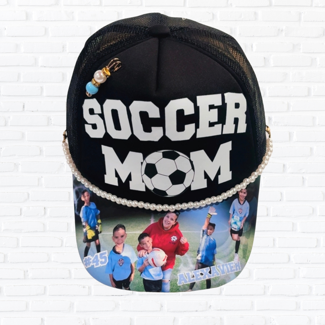 SPORTS MOM TRUCKER HAT